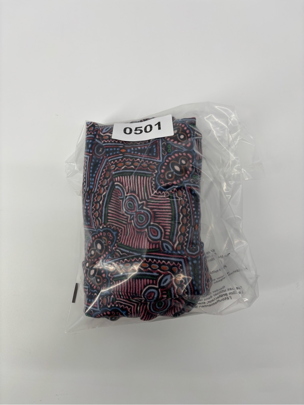 LuLaRoe OS Leggings Geometric Mandala Mosaic Tile Pink Blue Patterned Women - Picture 9 of 9